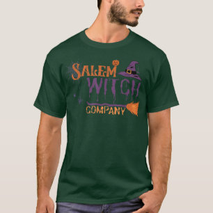 Camiseta Salem Witch Gorra Company Broom Candy Bag Pumpkin