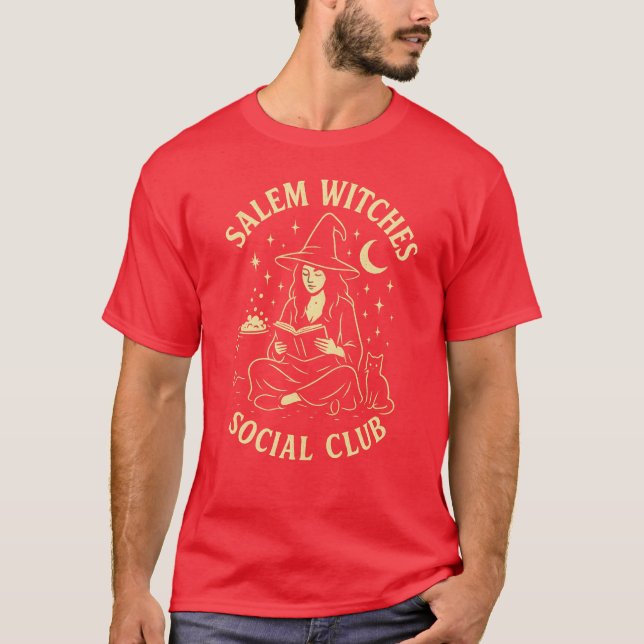 CAMISETA SALEM WITCHES CLUB SOCIAL (Anverso)