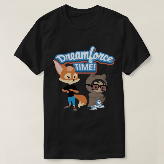 Camiseta Salesforce Dreamforce Time - Salesforce (Diseño del anverso)