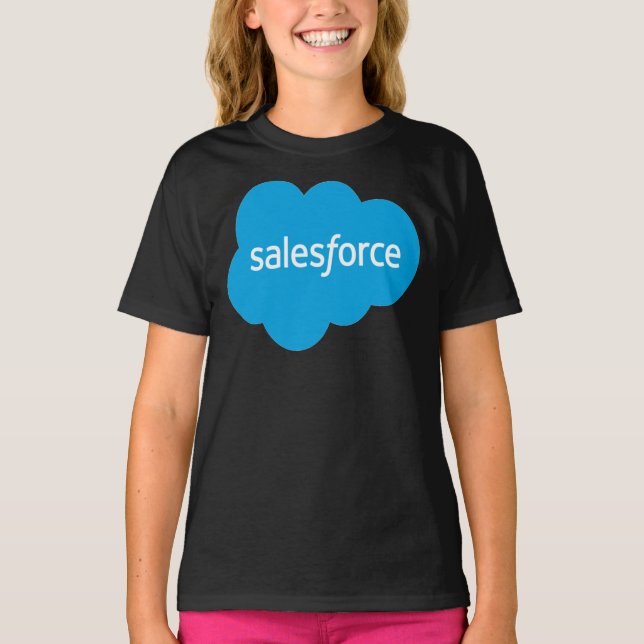 Camiseta Salesforce-Salesforce Tower-Salesforce Logo-Cloud  (Anverso)