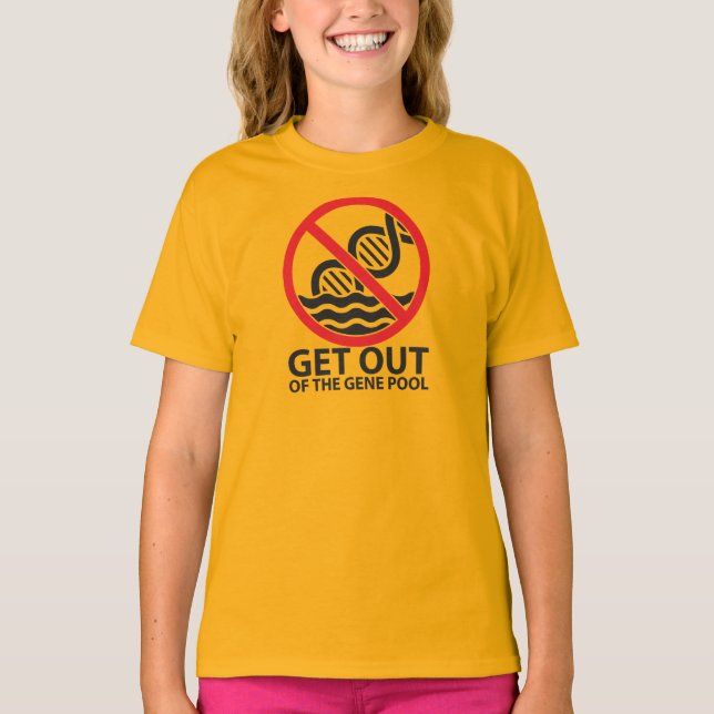 Camiseta Salga de la reserva genética (Anverso)