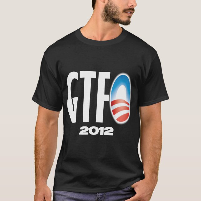 Camiseta Salga el F#@& 2012 - Obama anti (Anverso)