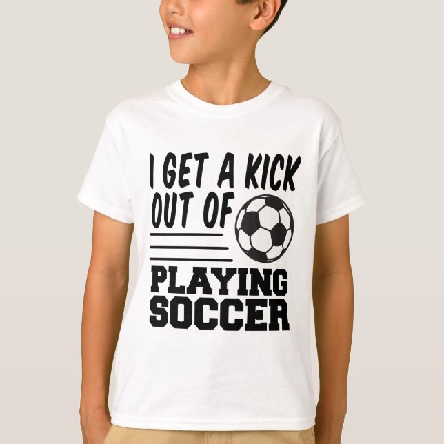 Camiseta Salga un retroceso de fútbol (Anverso)