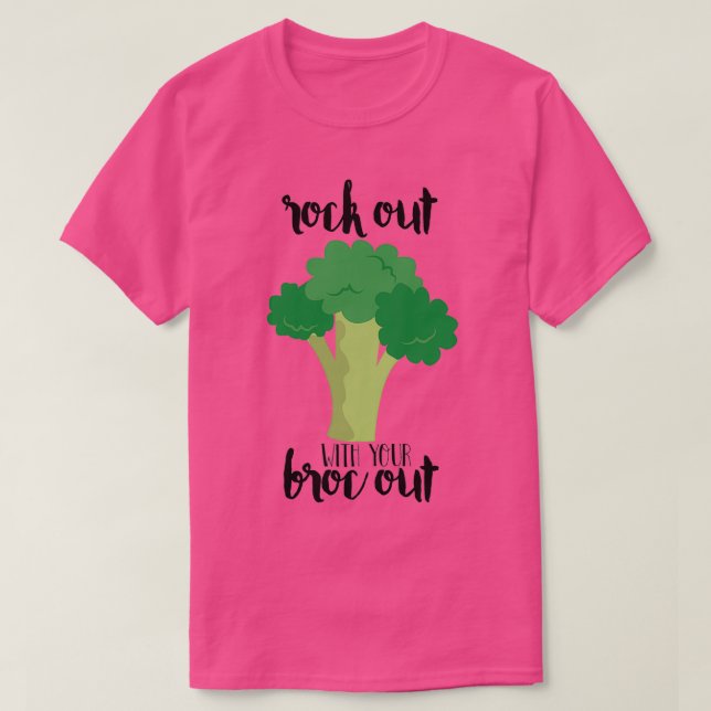 Camiseta Salgan con su broca fuera Broccoli (Diseño del anverso)