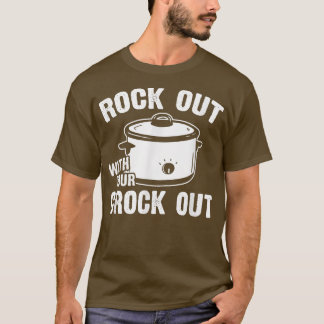 Camiseta Salgan con su cocinero de la olla de crock out div