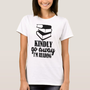 Camiseta Salgo amablemente, estoy leyendo