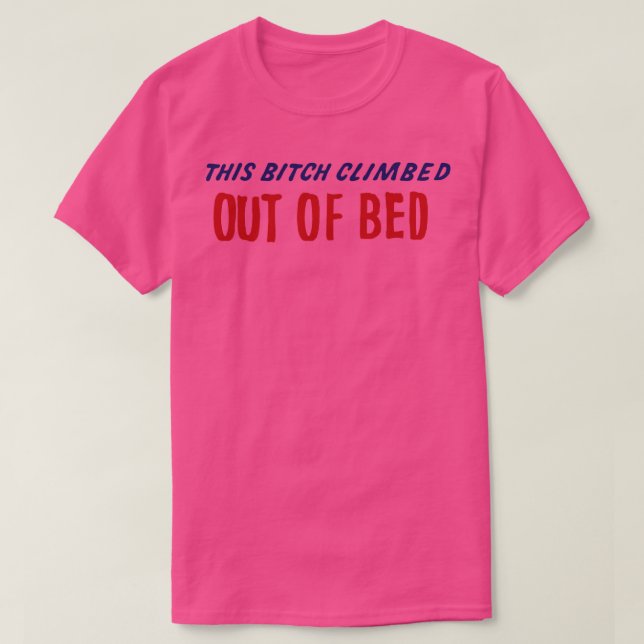 Camiseta salí de la cama (Diseño del anverso)