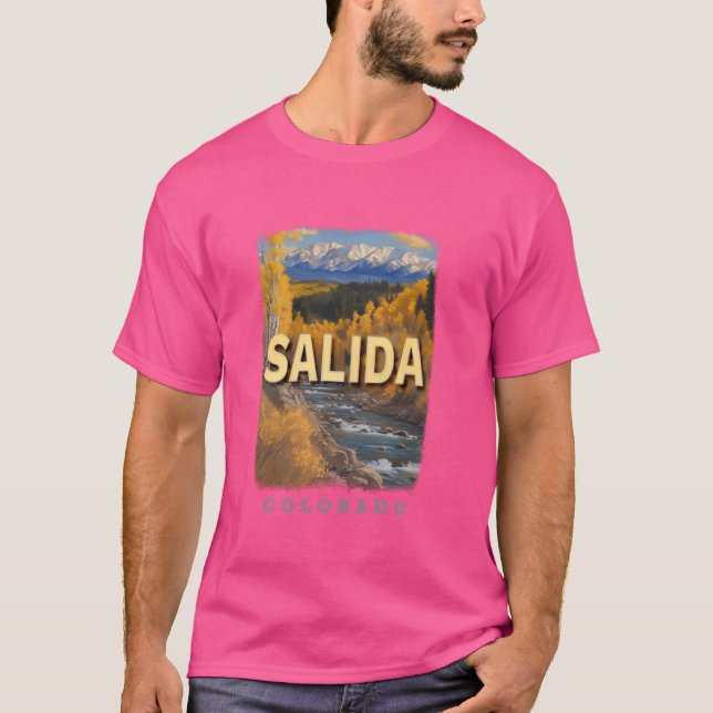 Camiseta Salida Colorado CO Mountain Majesty SD860 (Anverso)