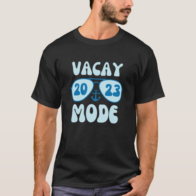 Camiseta Salida de crucero de verano en modo vacaciones (Anverso)
