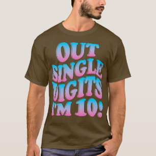 Camiseta salida de dígitos individuales