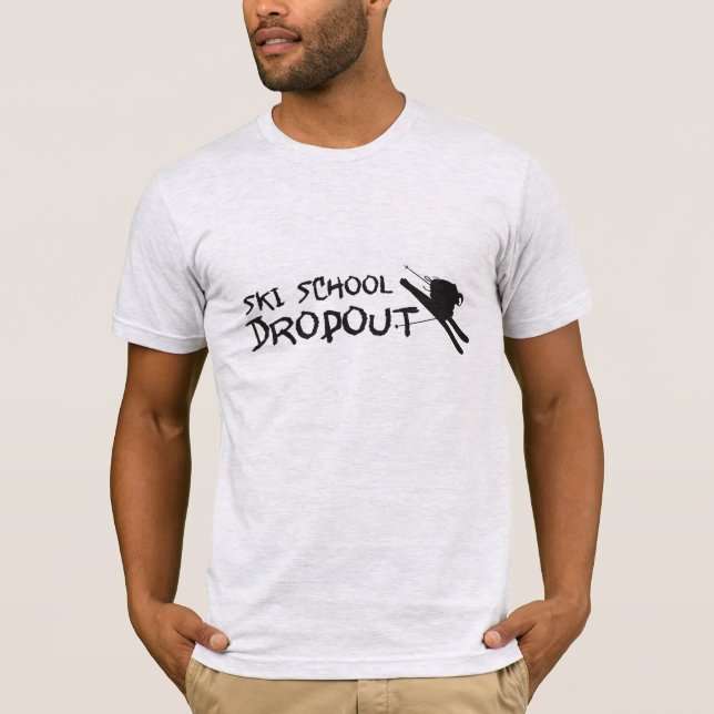 Camiseta Salida de la escuela del esquí (Anverso)