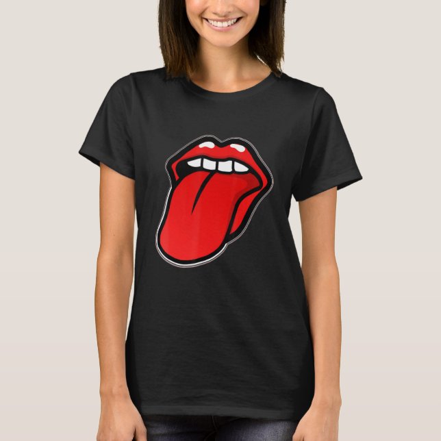 Camiseta Salida de la lengua clásica (Anverso)