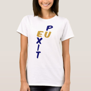 Camiseta Salida de la UE de la U-T-Shirt