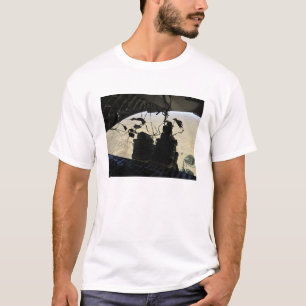 Camiseta Salida de los paquetes del sistema de entrega de c