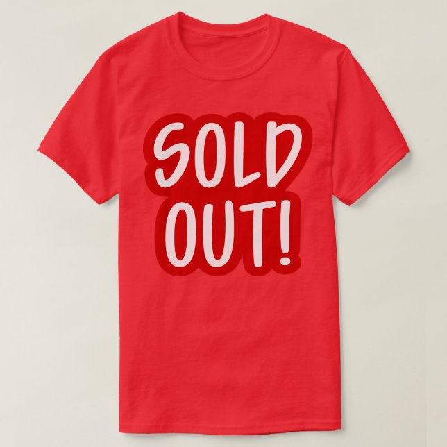 Camiseta Salida de venta 2 (Diseño del anverso)