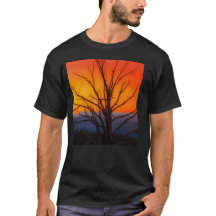 Salida del sol sobre diseño del parque nacional de