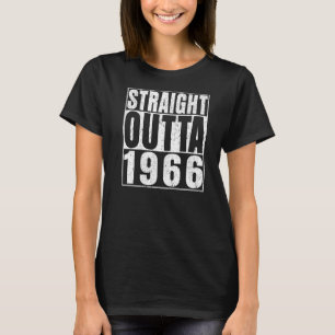 Camiseta Salida directa 1966 57 años Vintage 57th Bir