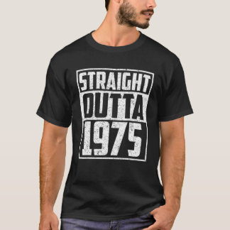 Camiseta Salida Directa 1975 46 Años De Edad 46 Vino De Cum