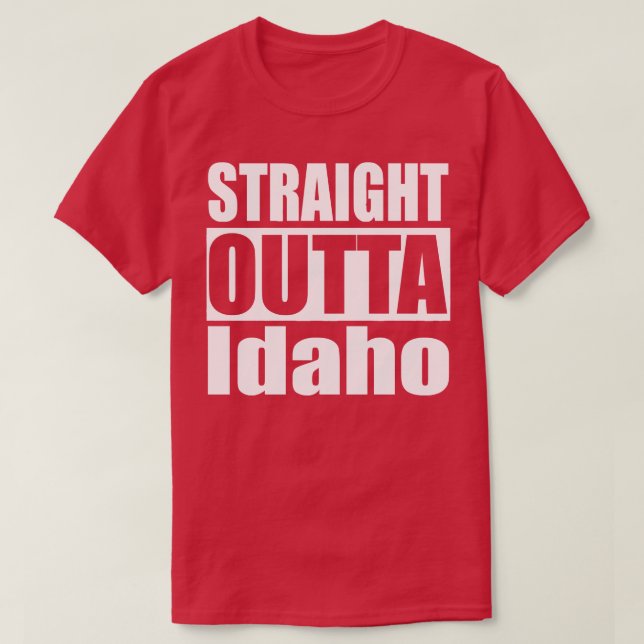 Camiseta Salida directa de Idaho TShirt (Diseño del anverso)