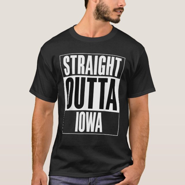 Camiseta Salida directa de Iowa (Anverso)