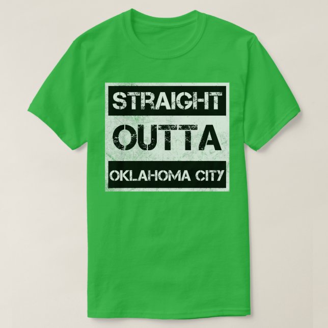 Camiseta Salida directa de Oklahoma City Oklahoma Vintage (Diseño del anverso)