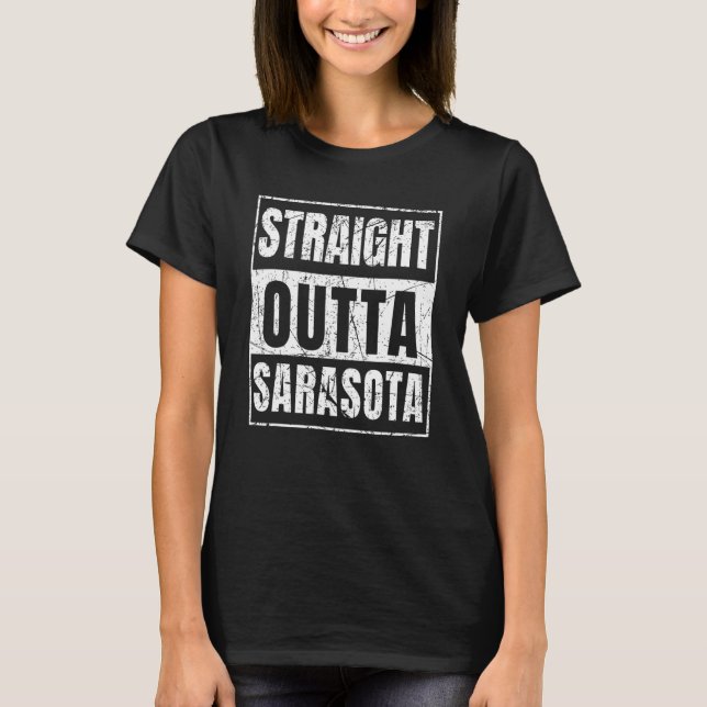 Camiseta Salida directa de Sarasota Florida (Anverso)
