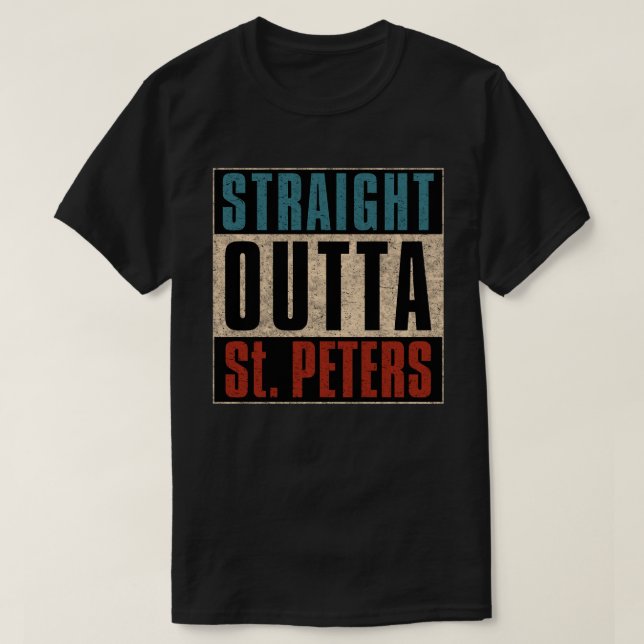 Camiseta Salida directa de St. Peters Missouri MO (Diseño del anverso)