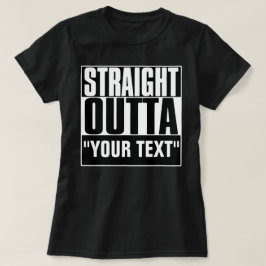 CAMISETA SALIDA DIRECTA DE SU TEXTO