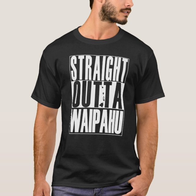 Camiseta Salida directa de Waipahu por Hawaii Nei todo el d (Anverso)