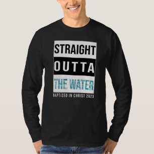 Camiseta Salida directa del bautismo de agua 2023 bautizado