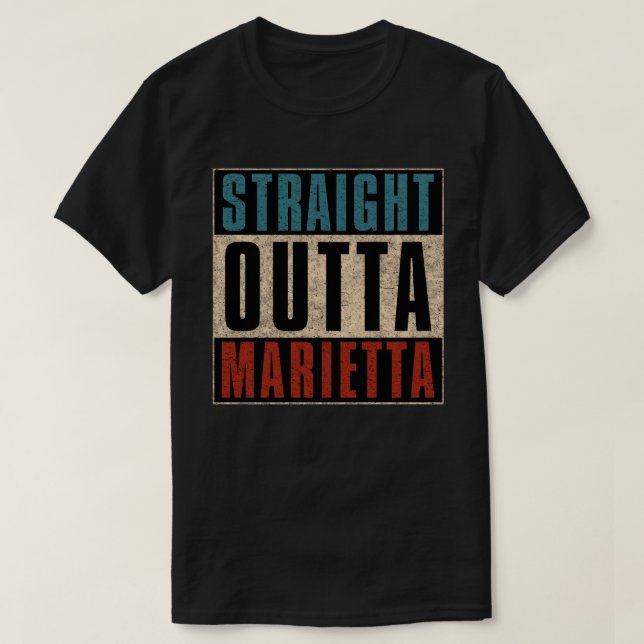 Camiseta Salida directa Marietta Georgia GA (Diseño del anverso)