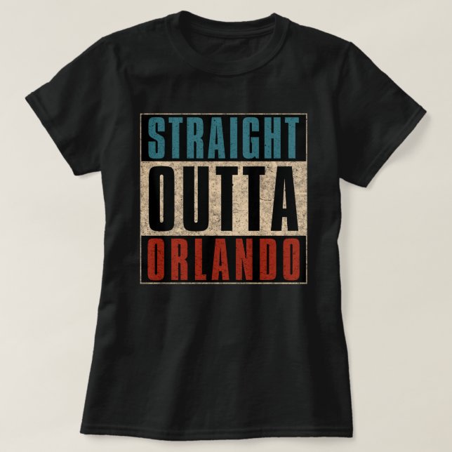 Camiseta Salida directa Orlando Florida (Diseño del anverso)