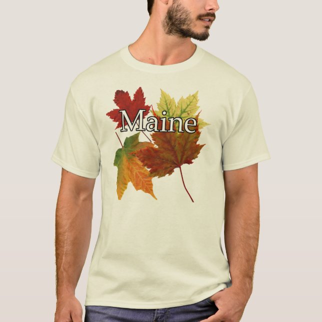 CAMISETA SALIDAS DE AUTUM EN MAINE (Anverso)