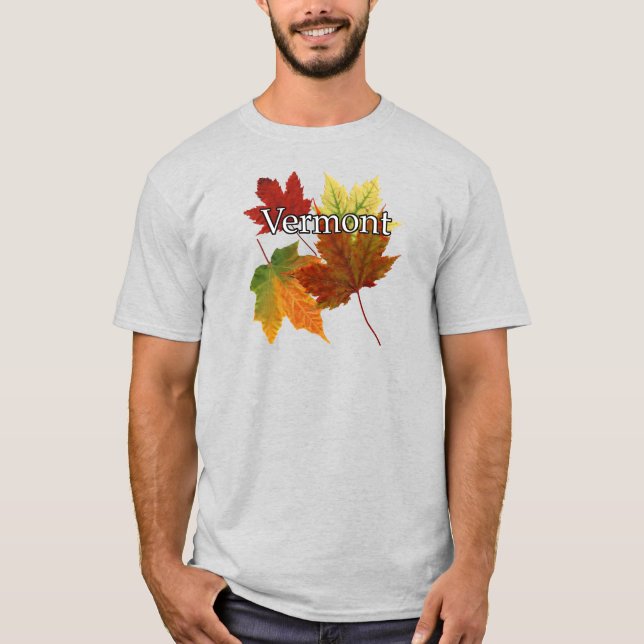 CAMISETA SALIDAS DE AUTUMN EN VERMONT (Anverso)