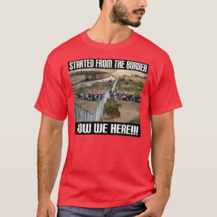 Camiseta Salido de la frontera, ahora nosotros aquí… --