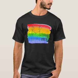Camiseta Saliendo 2023 para hombres gay Orgullo CSD homosex