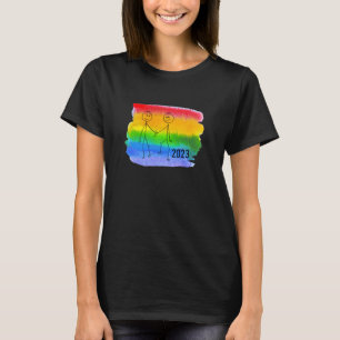 Camiseta Saliendo 2023 para hombres gay Orgullo CSD homosex