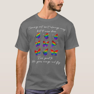 Camiseta Saliendo Mariposas Estiran Alas Y Volan LGBT