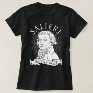 Camiseta Salieri no mató a Mozart