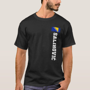 Camiseta Salihovah Bandera De Bosnia Apellido Escudo De Bra