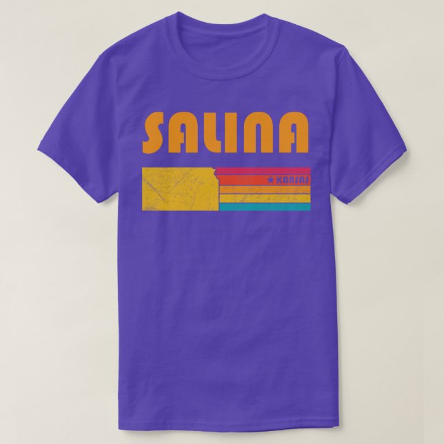 Camiseta Salina Kansas Vintage Molress Souvenir (Diseño del anverso)