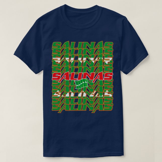 Camiseta Salinas Cascade texto 2 (Diseño del anverso)
