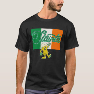 Camiseta Salinte Happy St Patrick's Day Irlanda Flag Irish