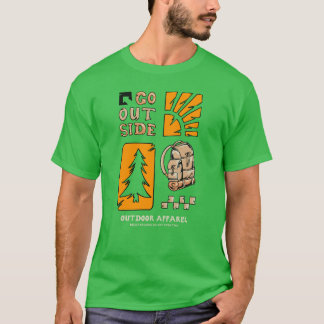 Camiseta Salir Afuera – Aventura Senderismo al Aire Libre V