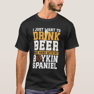 Camiseta Salir con el dueño de mi Boykin Spaniel Boykin Spa