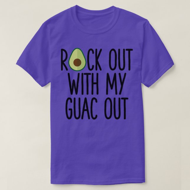 Camiseta Salir con mi Guac hacia fuera 1 (Diseño del anverso)