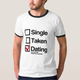 Camiseta Salir con mi personaje ficticio favorito