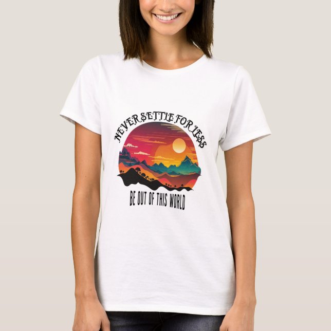 Camiseta Salir de este mundo (Anverso)