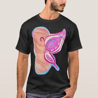 Camiseta Salir de la mariposa del Orgullo Trans