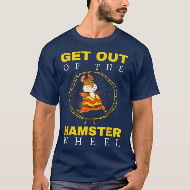 Camiseta Salir De La Oficina De Negocios De La Rueda De Ham (Anverso)